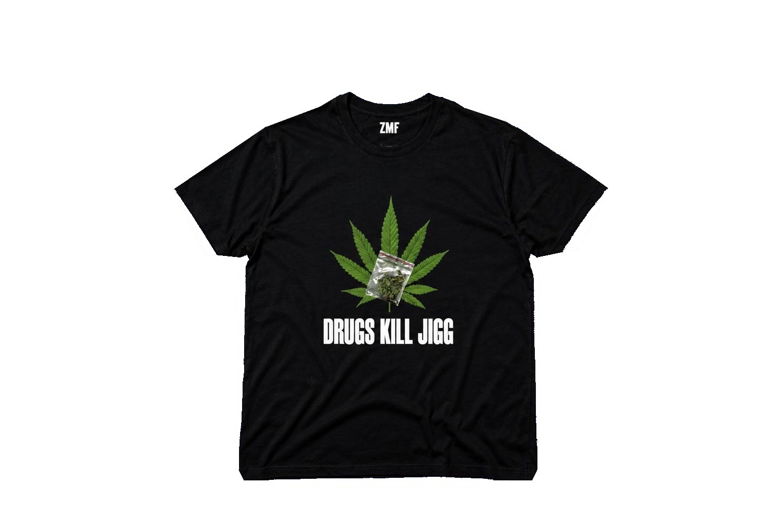 DRUGS KILL JIGG regular slim t-shirt